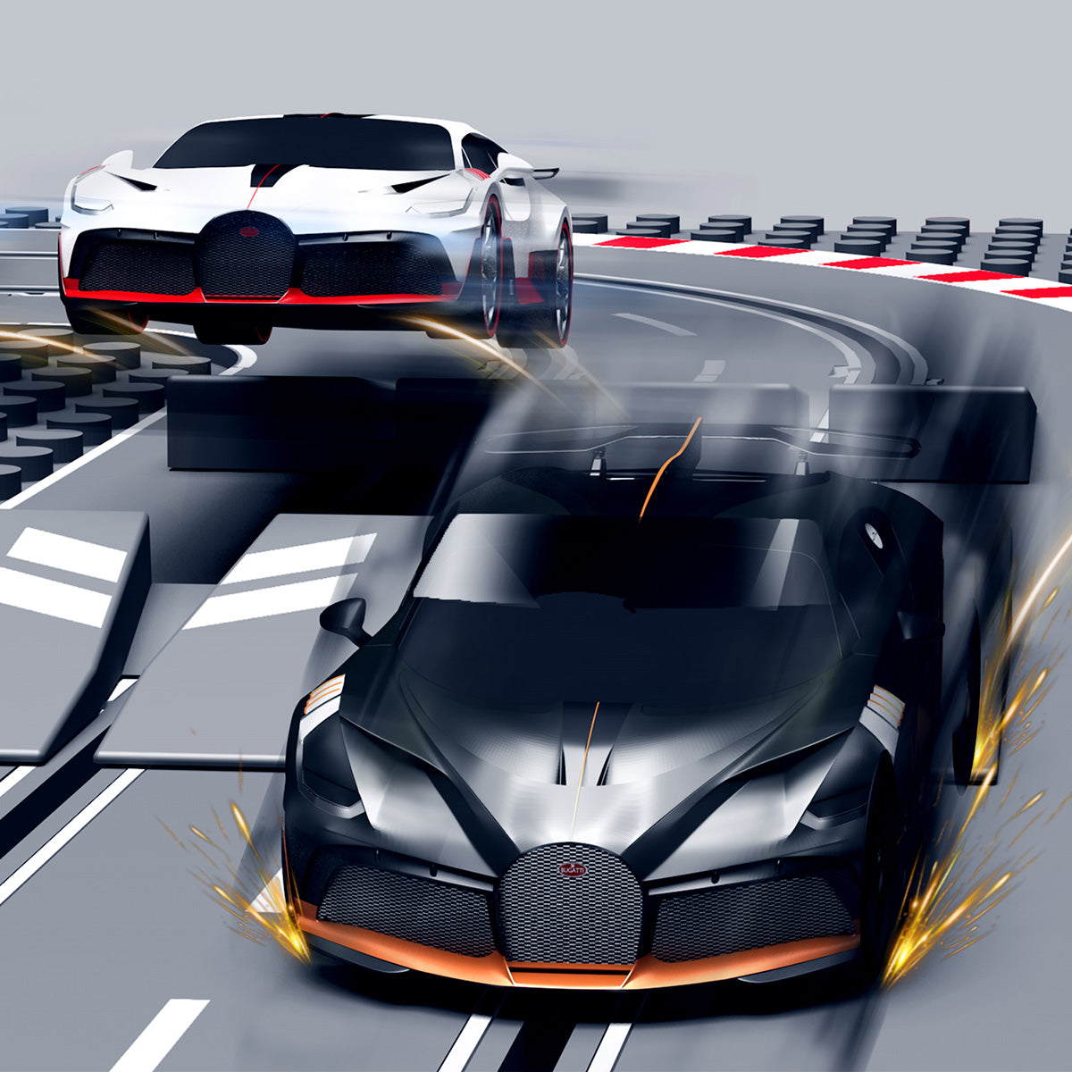 Micro Slot Car Racing Set - image 4