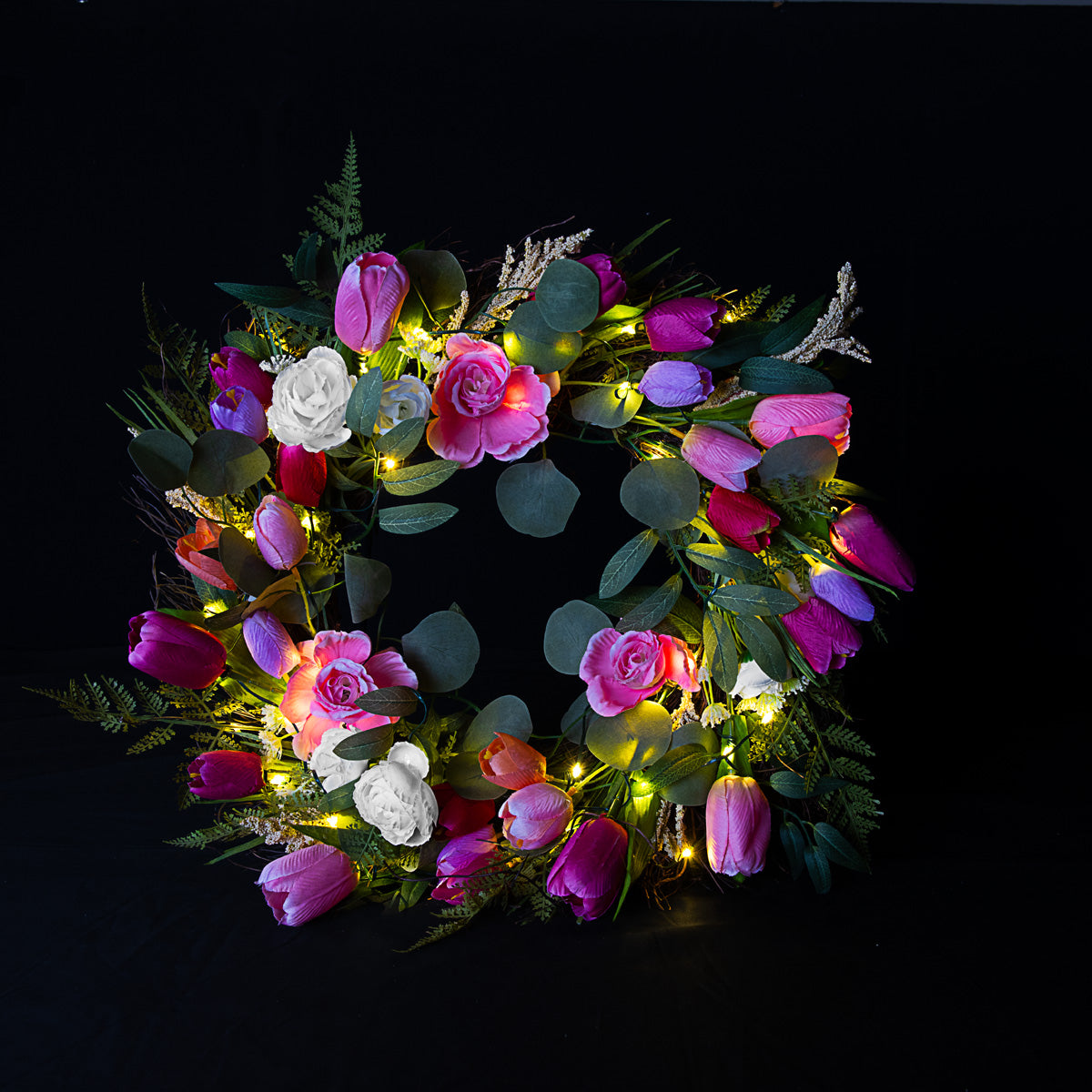 24'' Solar LED Wreath - image 2