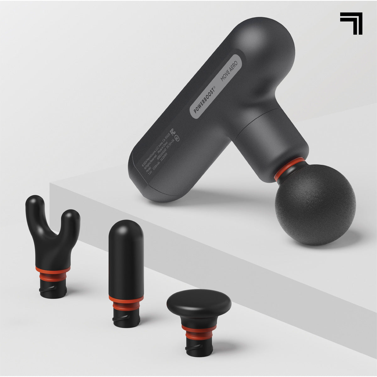 Powerboost Move Portable Percussion Massager Aero by Sharper Image - image 10