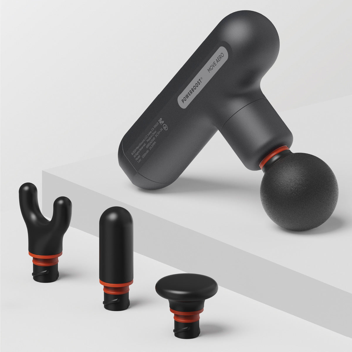 Powerboost Move Portable Percussion Massager Aero by Sharper Image - image 2
