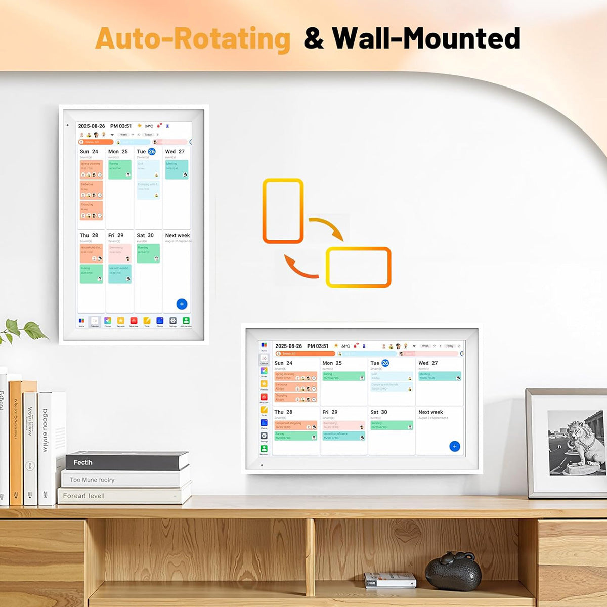 Digital Calendar and Family Frame - image 9