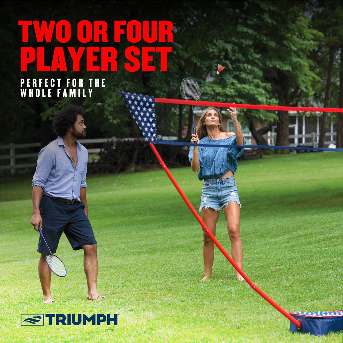Patriotic Portable Badminton - image 4