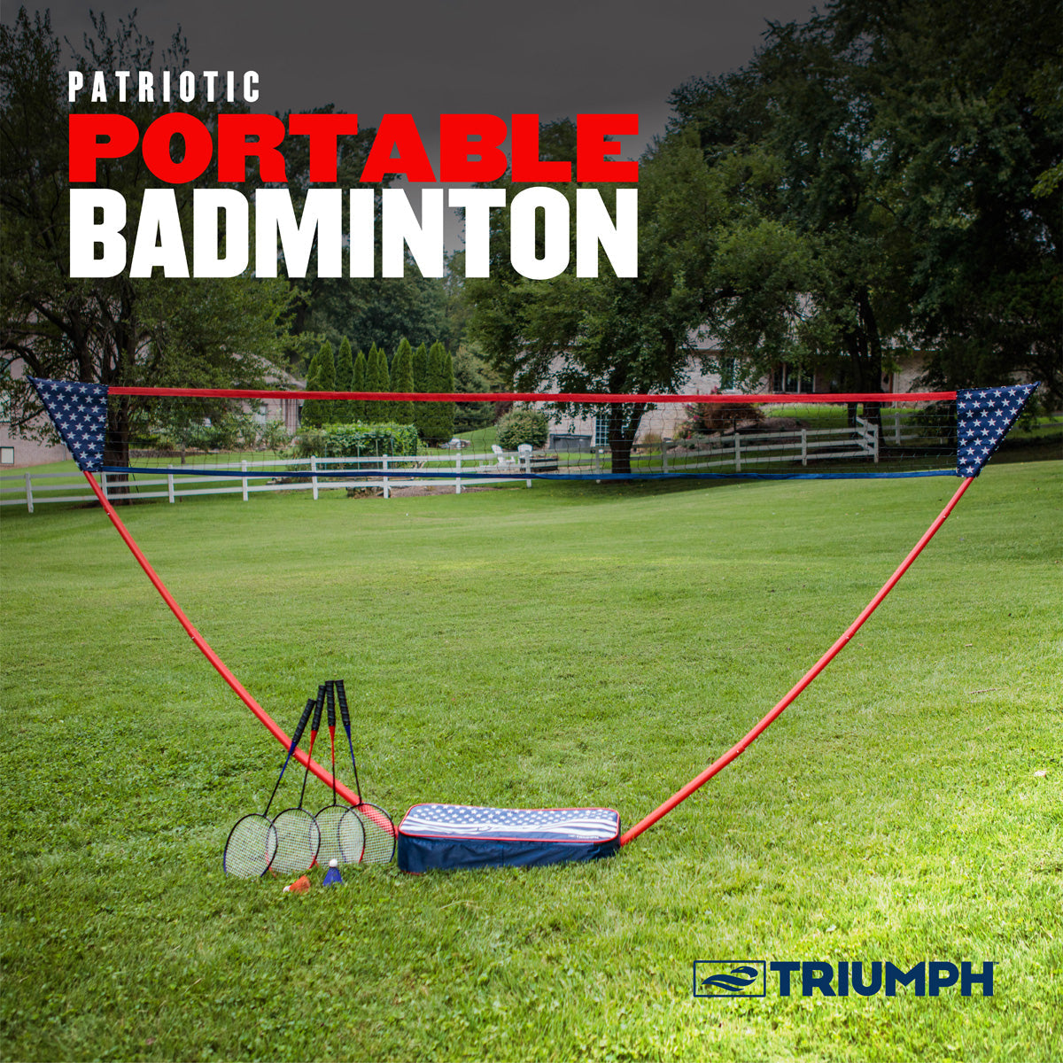 Patriotic Portable Badminton - image 6