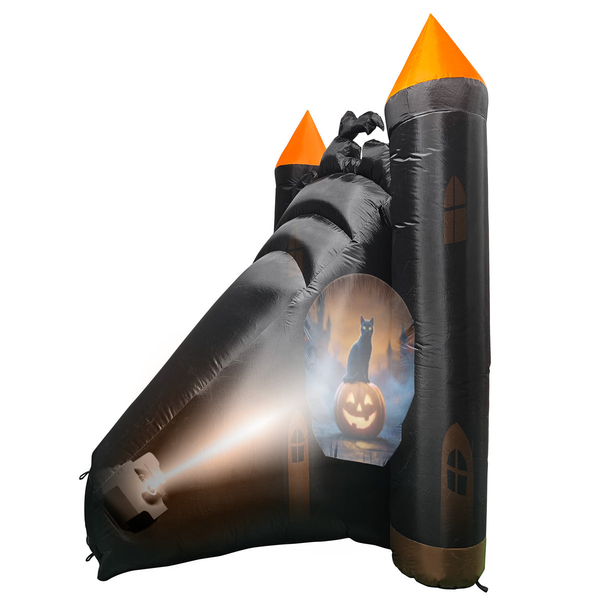 7' Animated Inflatable Haunted Castle - image 2