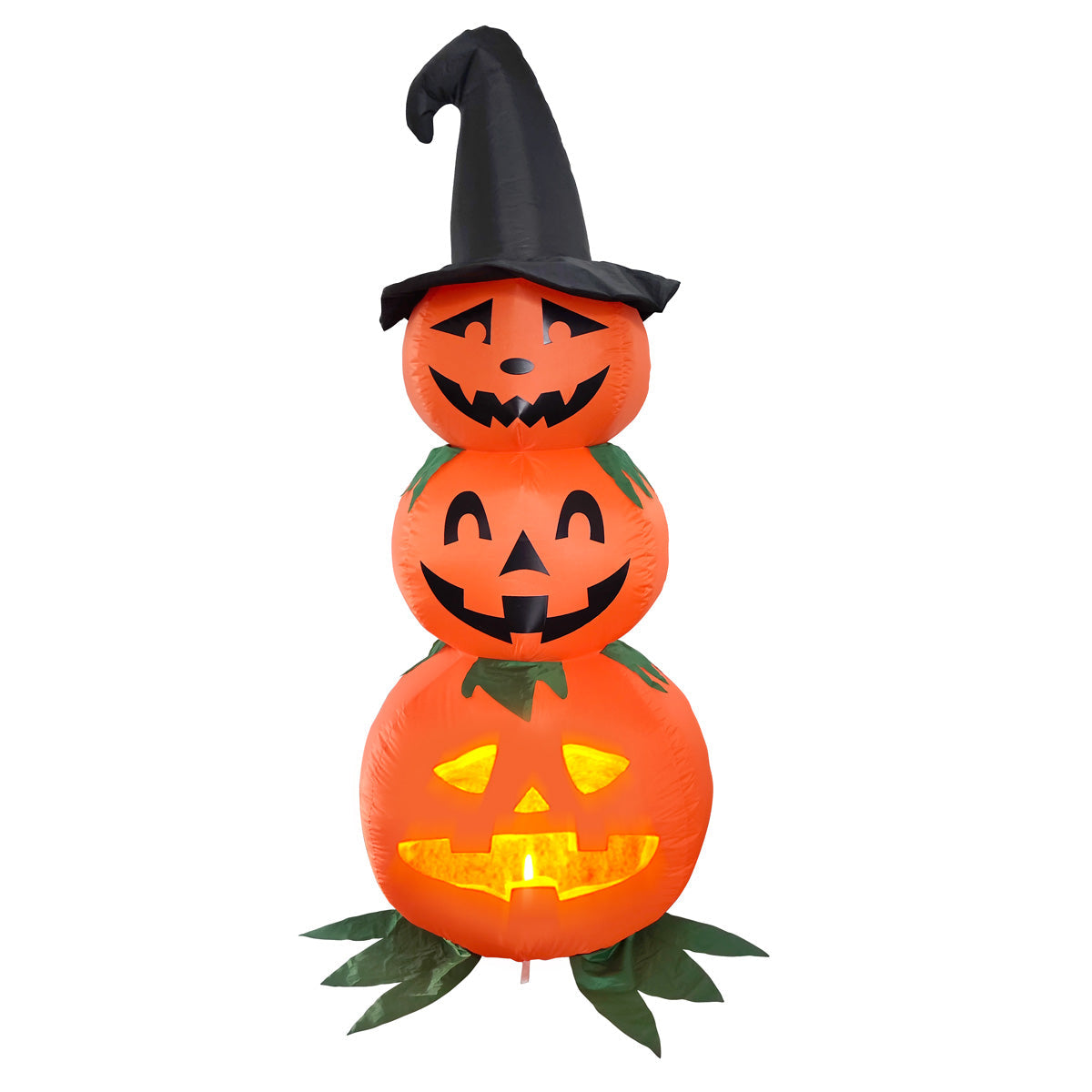 Inflatable 6' Stack Animated Jack-O-Lantern - image 3