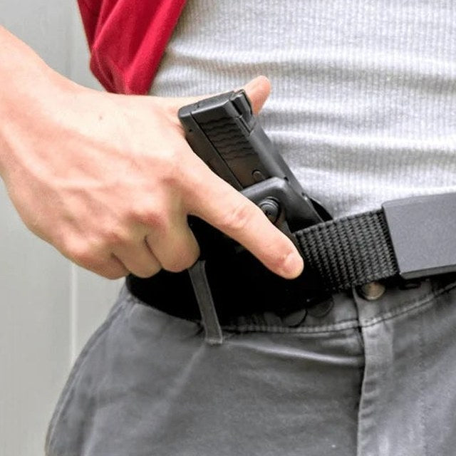 Holster carried inside the waistband